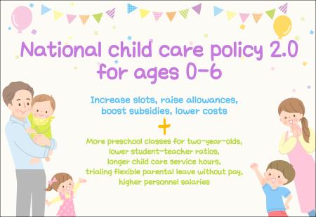 National child care policy 2.0 for ages 0-6