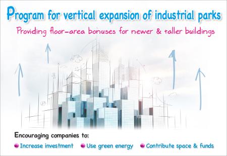 Vertical expansion of industrial parks