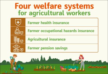 Four welfare measures for agricultural workers